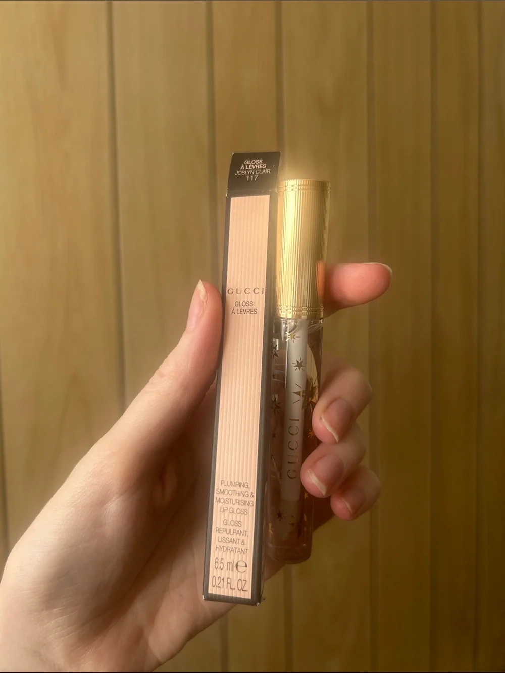 Gucci clear gloss in 117